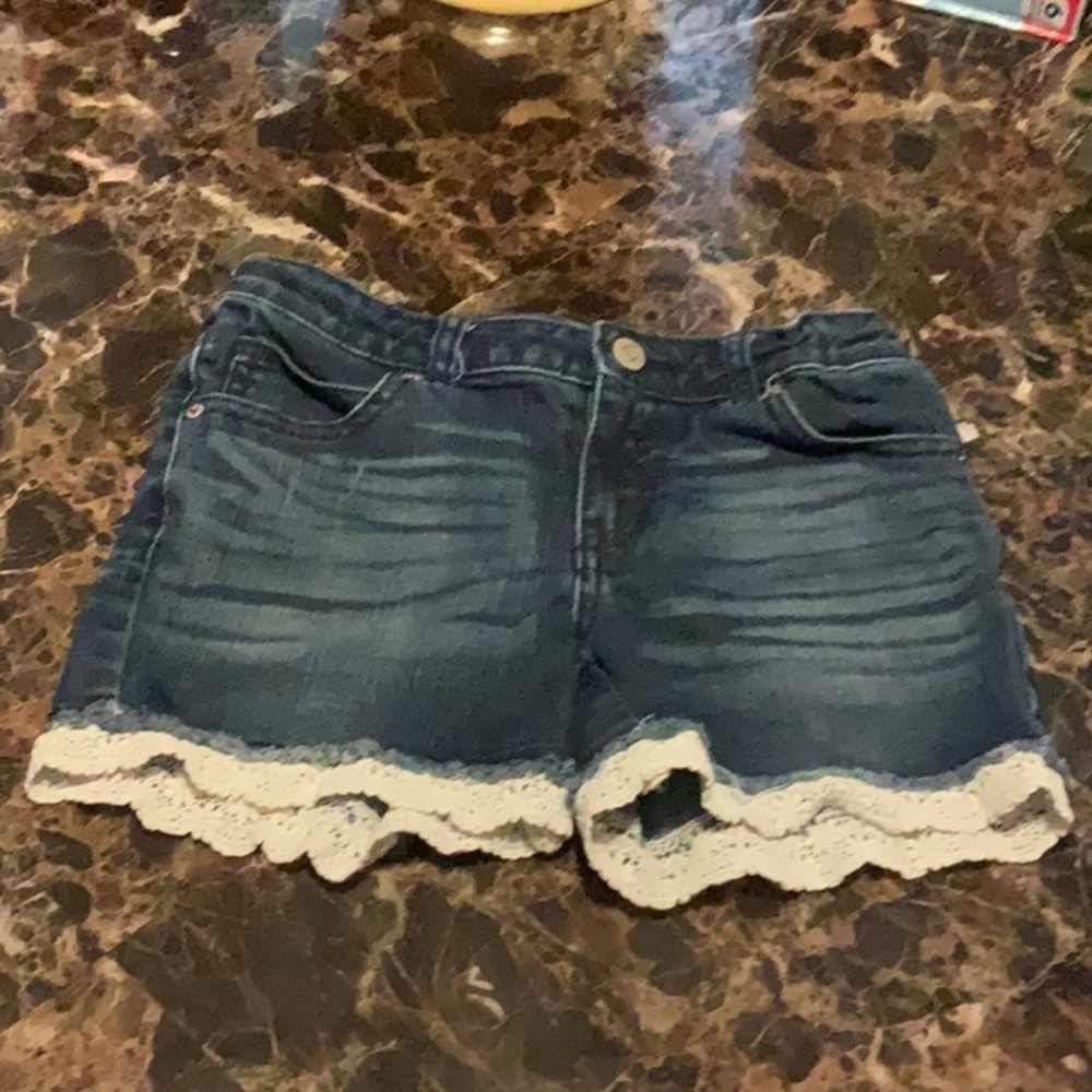 Cat & Jack girls Jean shorts size 7/8 #1